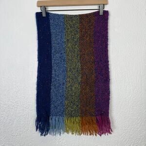 Mucros Weavers Alpaca Wool Blend Scarf Made in Ireland NWT